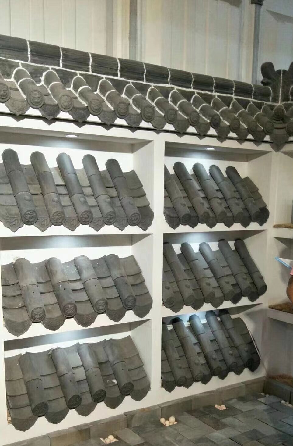 古建筑小青瓦圍墻